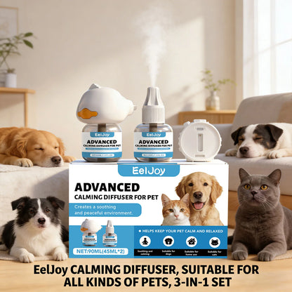 Difusor Calmante para Pets com Feromônios – Reduz Ansiedade e Estresse