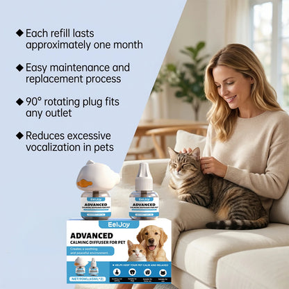 Difusor Calmante para Pets com Feromônios – Reduz Ansiedade e Estresse