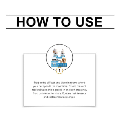 Difusor Calmante para Pets com Feromônios – Reduz Ansiedade e Estresse