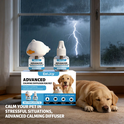 Difusor Calmante para Pets com Feromônios – Reduz Ansiedade e Estresse